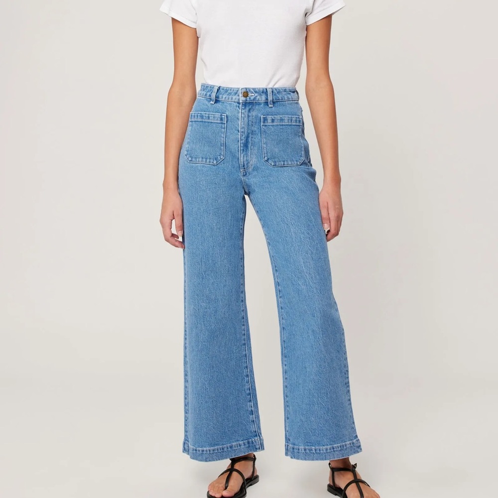 Womens Rolla’s Sailor Wide Leg Jean